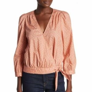Madewell Wrap Top on Star Scatter Size XS